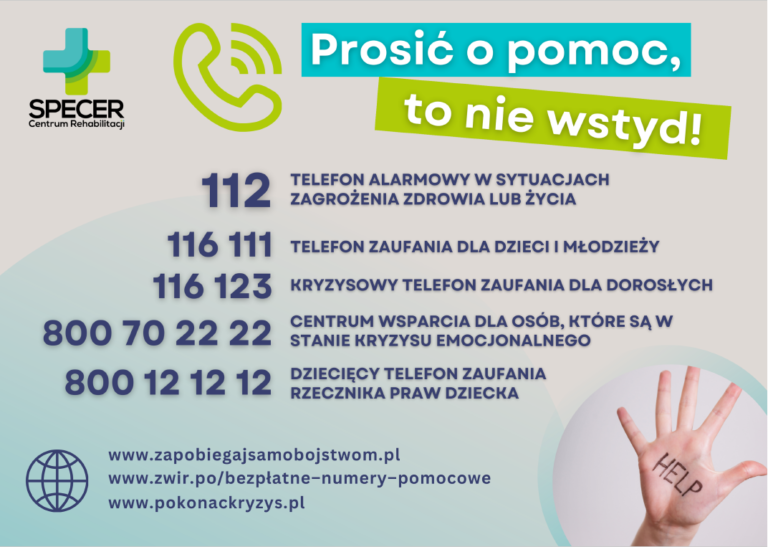 Specer ochrona dzieci plakat